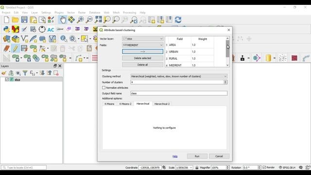 QGIS Basic #90: Attribute Based Clustering Method: Hierarchical