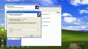 installing Network Printer using Windows XP