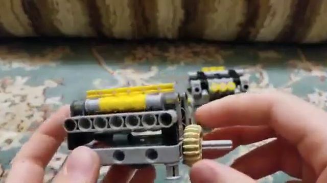 2 шести цилиндровых двигателя | Lego technic смотреть онлайн