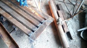 Работа с резаком газо резка металла!!! 63 уголок