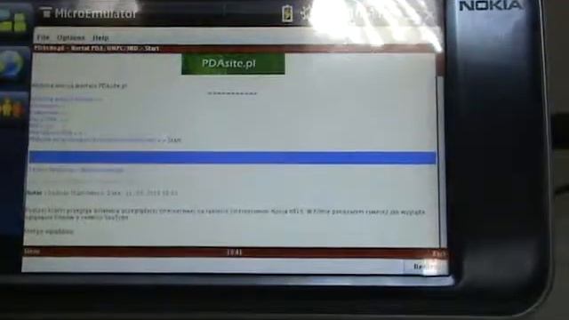 Opera Mini 4 / Java J2ME on Nokia n810 Internet Tablet - Maemo 4 (OS2008) смотреть онлайн