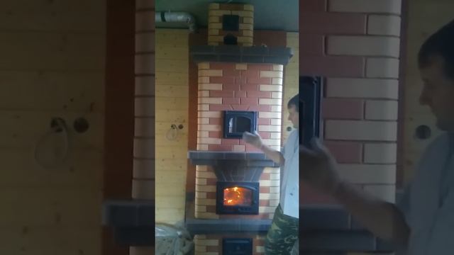 Каминопечь кирпичная смотреть онлайн