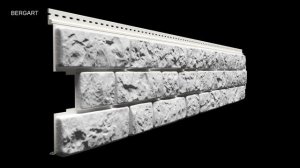 Сайдинг Docke LUX BERGART. Облицовка фасада под камень. Обзор цветовой гаммы