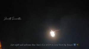 Welcome 2024 | Happy New Year | Coral Rock by Bansei | Hikkaduwa Beach, Hikkaduwa, Sri Lanka