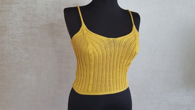 Летний вязаный гардероб | Обзор топов смотреть онлайн