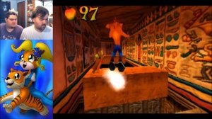 2P Crash Bandicoot: Warped (PS1) - Part 14 - This is Going REALLY Fast