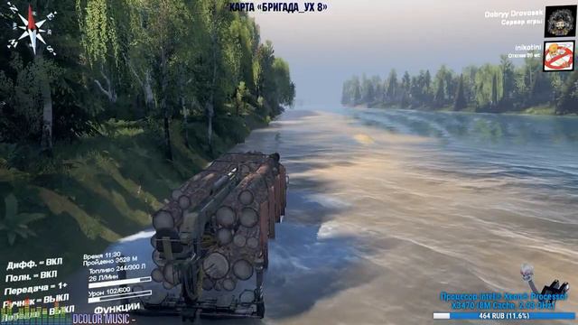 Spintires: Карта «Бригада_УХ 8» Автор Stepa4ka он же Старый:)
