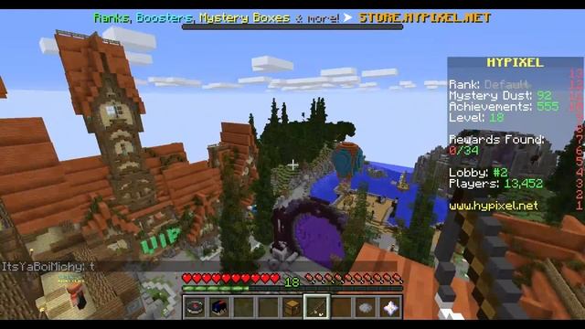 Minecraft How to fly in Hypixel! смотреть онлайн