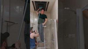 Лейка тропического душа.ОЧЕНЬ БОЛЬШАЯ. Монтаж..