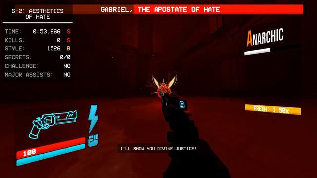 ULTRAKILL:vs Gabriel [Violent; NoDeath; FistOnly]/против Габриэля [Жестокий; БезСмерти; ТолькоКулак