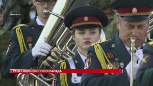 Тренировочные прогоны парада на Платовской площади в Новочеркасске