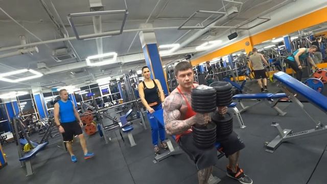 ОЛИМП-пилоню,Тренировка(грудные + дельты + трицепс) смотреть онлайн