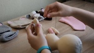 Руководство по "Креплению рук и ног при пошиве интерьерных кукол".