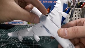 Сборка модели - Самолёт Boeing 747-400 - 1/300 (МОДЕЛИСТ) или (РУКОЖОП - 80ЛВЛ) часть#1.