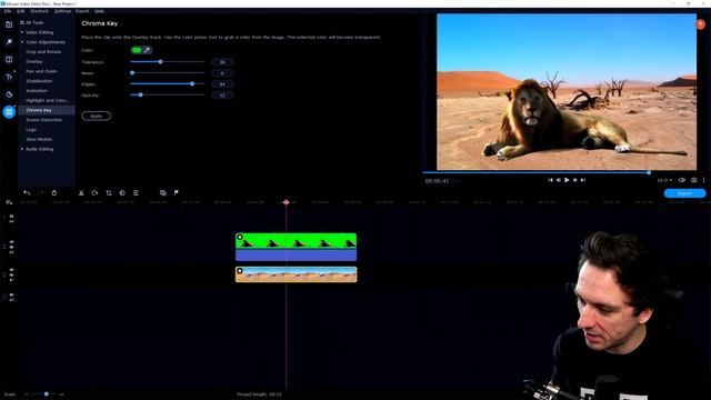 How To Use A Green Screen In Movavi Video Editor Plus 2021 (Tutorial) смотреть онлайн