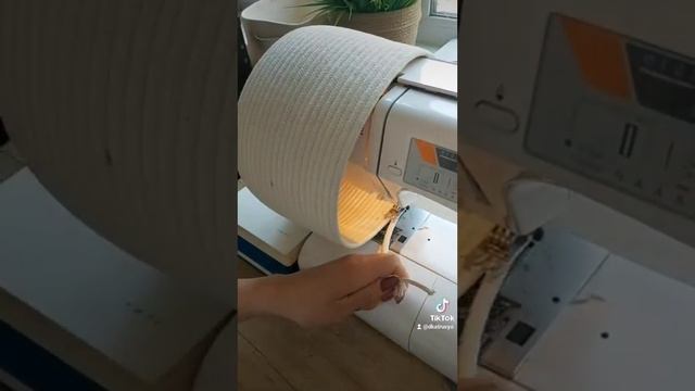 Пошив круглой корзины из хлопкового шнура смотреть онлайн