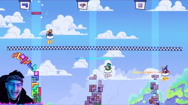 ПОСТРОЙ БАШНЮ БЫСТРЕЕ ВСЕХ, ЧТОБЫ ПОБЕДИТЬ (Tricky Towers) смотреть онлайн