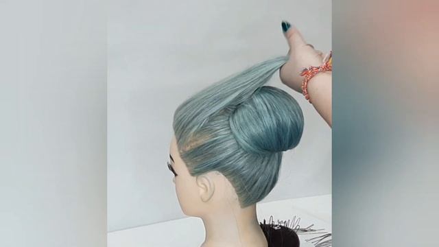ОЧЕНЬ ЛЕГКАЯ прическа на тонкие волосы / ВЫСОКИЙ ПУЧОК VERY LIGHT hairstyle for thin hair / HIGH BU