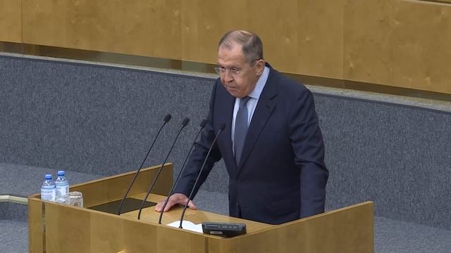 Выступление С.В.Лаврова на пленарном заседании Госдумы, 3 октября 2022 года