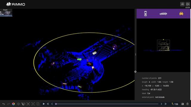 AIMMO point cloud annotation tool смотреть онлайн