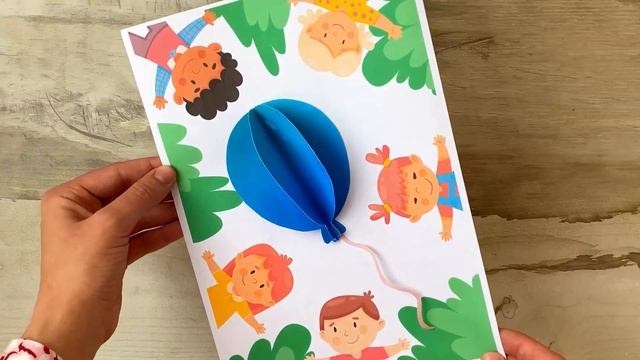 Объёмная детская поделка аппликация с детьми, в сад на праздник, маме, воспитателю, учителю. смотреть онлайн