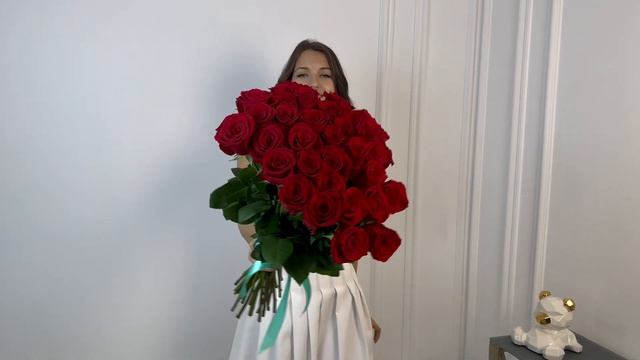 Купить 27 роз Букет №11 на FlowBeri ru смотреть онлайн