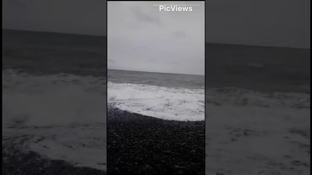 Анапа. Пляж Сукко. Погода сегодня 19 декабря 2023. Обстановка на пляже море и погода сегодня на юге