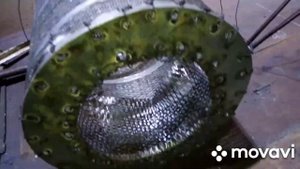 морда из воздушного фильтра грузовика.30 минут времени.