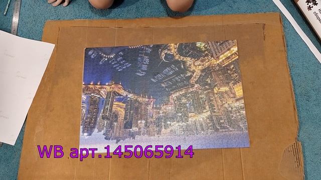 Как склеить готовый пазл в картину без клея смотреть онлайн