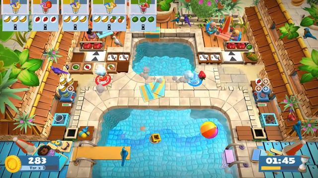 Overcooked 2 Surf n Turf 1-4 смотреть онлайн