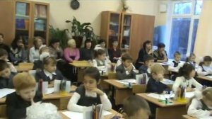 3 Видеозапись открытого урока письма в 1 б классе
