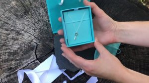 Tiffany & Co. Unboxing Key Pendant