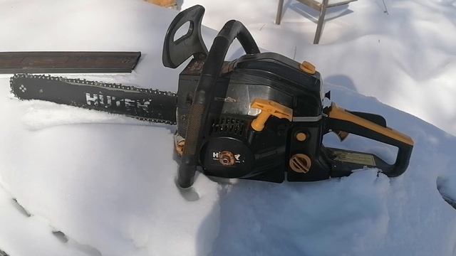 Бензопила Huter BS-45M. Обзор. Год эксплуатации. смотреть онлайн