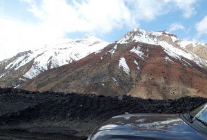 Транстаджикская дорога из Душанбе на север страны