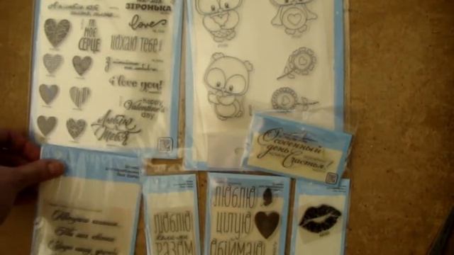 Дизайнерская посылка со штампами от Cherrylana designs + мини МК смотреть онлайн