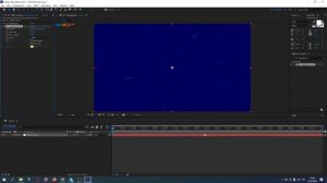 Как сделать космические лучи. Эффект падающих звезд в After Effects