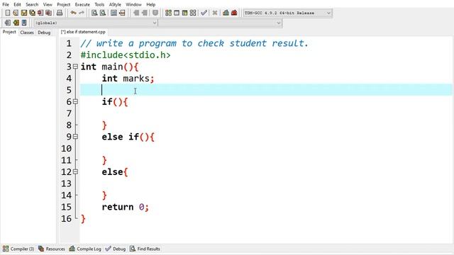 if else if ladder statement in c | else if statement syntax and example program in c #cprogramming.