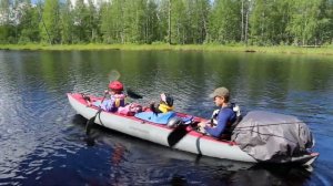 Детский поход по реке Тарасйоки.