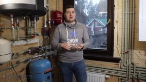 Отопление дома из клееного бруса электрокотлом