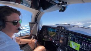 Diamond DA62, (4K) Arrival and Landing in Portoroz (LJPZ) on the Gulf of Venice