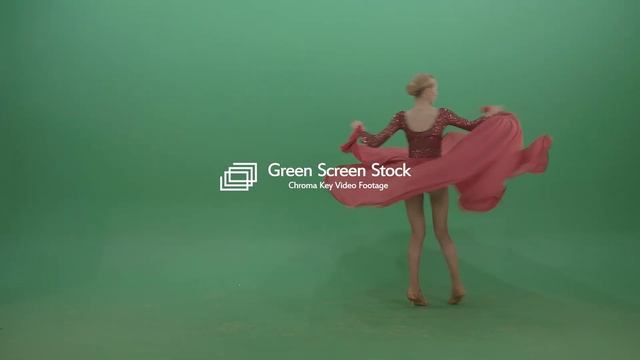 Red Latino Dance  Green Screen Video Footage Pack greenscreen rumba