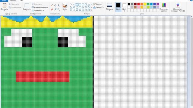 Рисование в пикселях! 4 часть! будущий пиксельный художник! смотреть онлайн