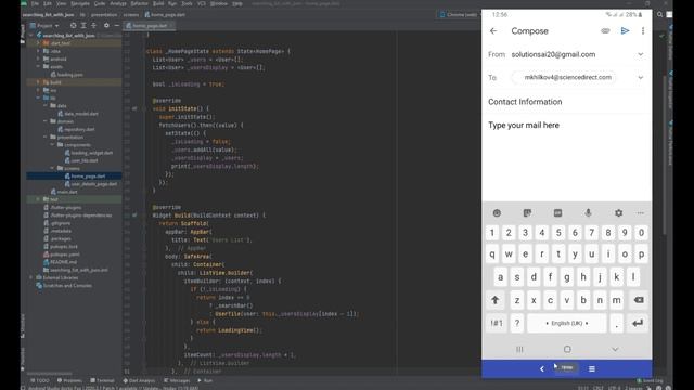 How to make a Flutter Searching List View with JSON data | Flutter Tutorial | Filtering | Searching