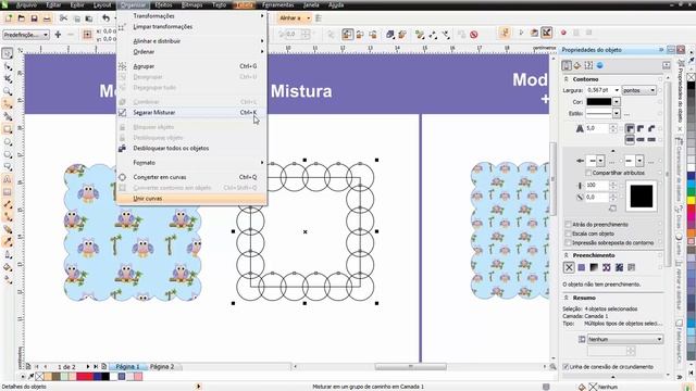 Criando escalope (scallop) quadrado - CorelDRAW X6 смотреть онлайн