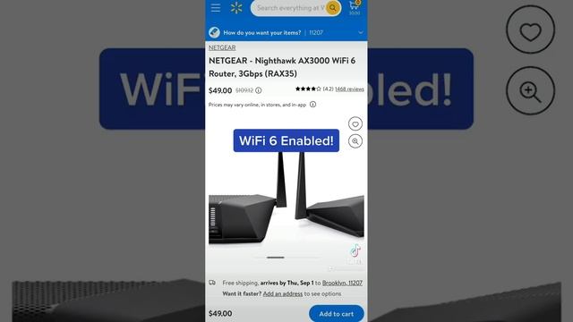 Amazing Router!! #nighthawk #netgear #wifi6router #wifi #walmart #walmartdeals