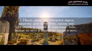 ЕВАНГЕЛИЕ ОТ МАРКА. ЧАСТЬ 17. ИСЦЕЛЕНИЕ БЕСНОВАТОГО ЮНОШИ