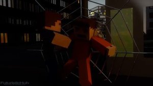SPIDER MAN в стиле Minecraft. Новинка года