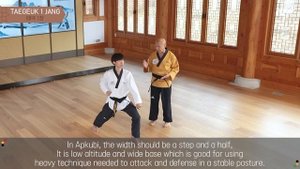 Taegeuk 1 Poomsae explanation - Taekwondo Promotion Foundation  Educational Program