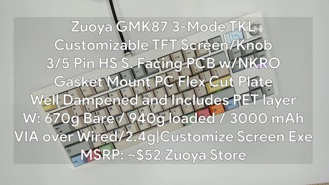 GMK87 Mechanical Keyboard Review + Sound Test with Leobog Graywood V4