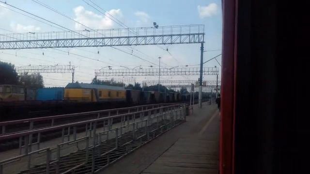 Московские электрички, станция Куровская.